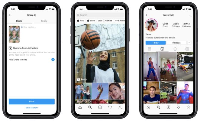 Instagram Reels Launches In Australia. What Does This Mean For TikTok? 3 reels 1